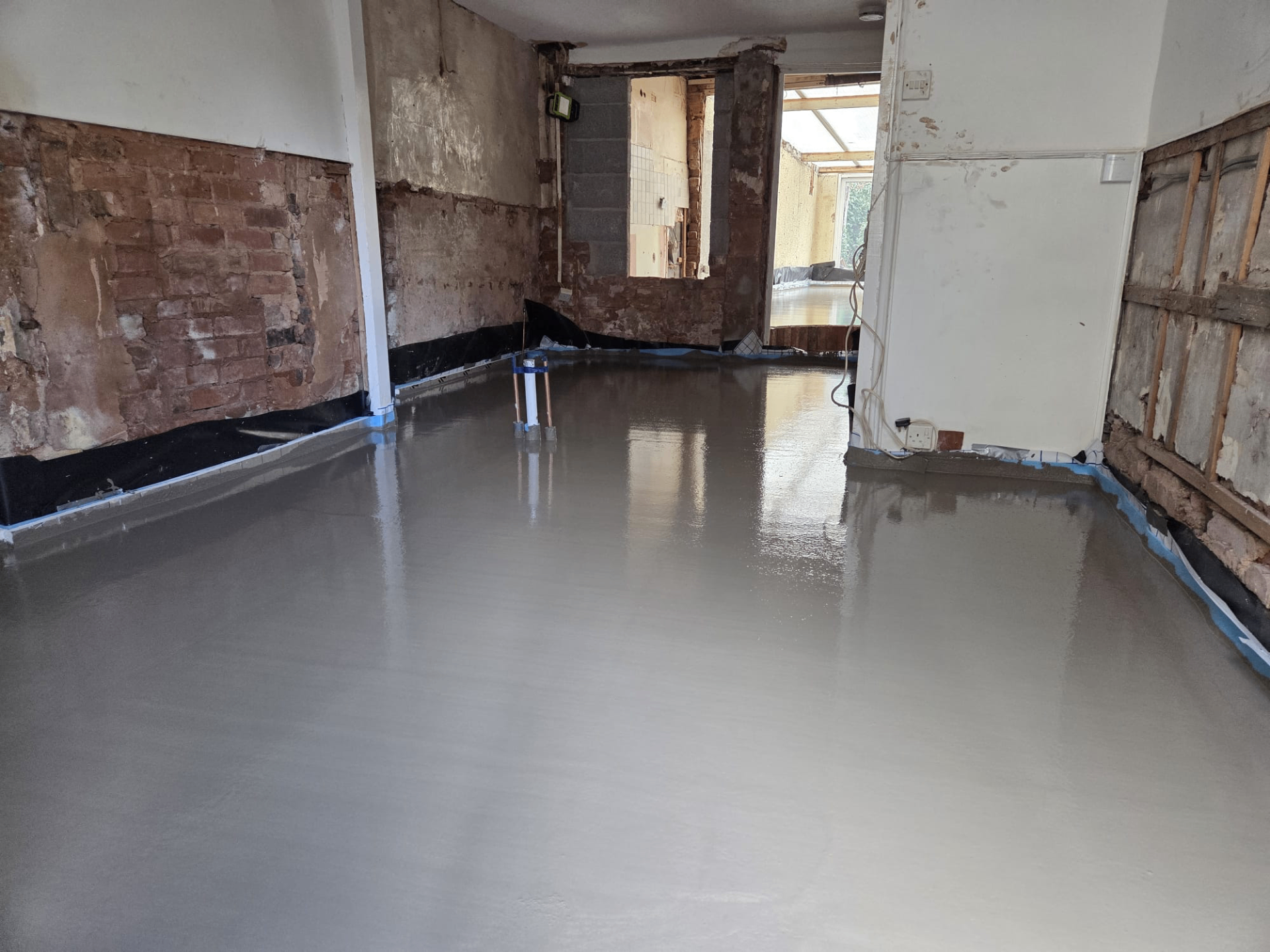 Recent liquid screed installation by Exeter Liquid Screeders